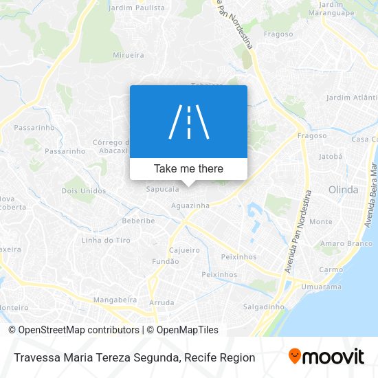 Travessa Maria Tereza Segunda map