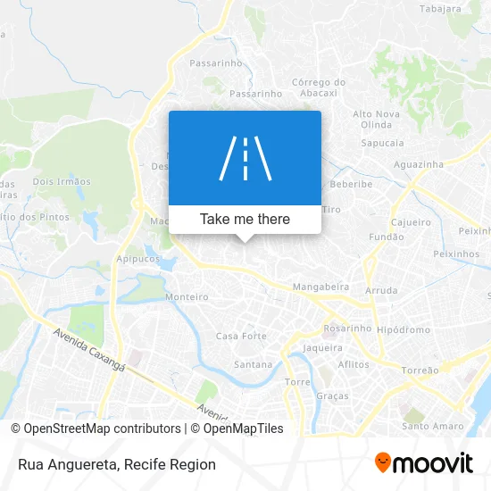 Rua Anguereta map