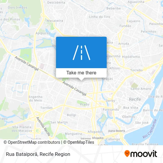 Rua Bataiporã map