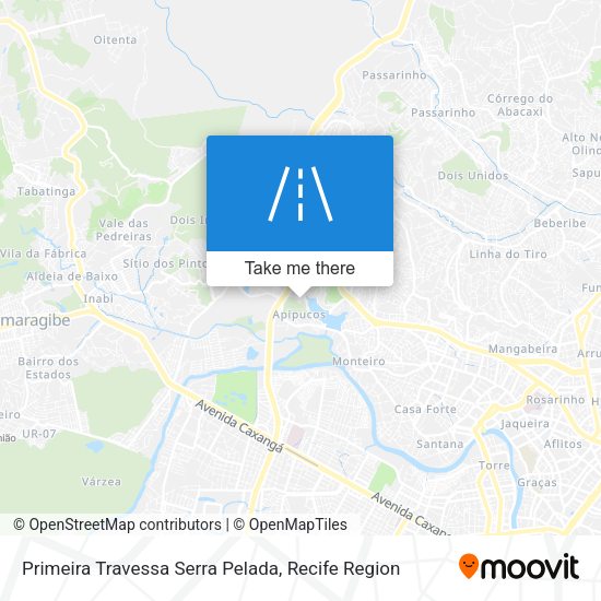 Primeira Travessa Serra Pelada map