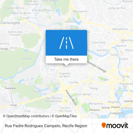 Rua Padre Rodrigues Campelo map