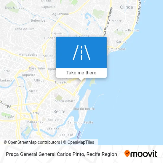Praça General General Carlos Pinto map