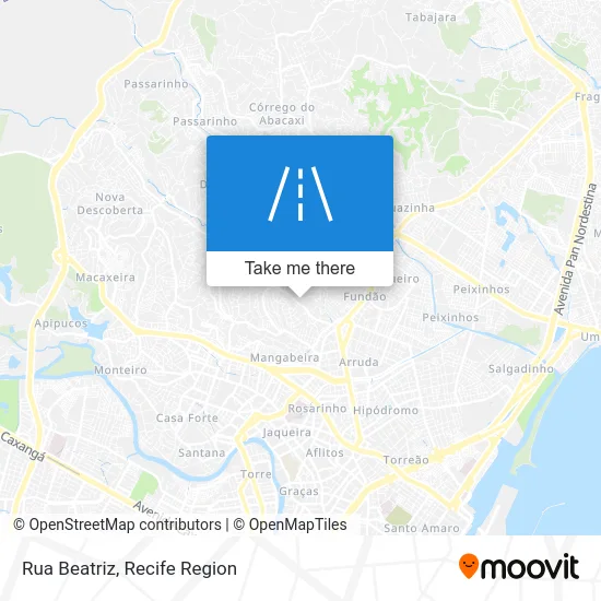 Rua Beatriz map