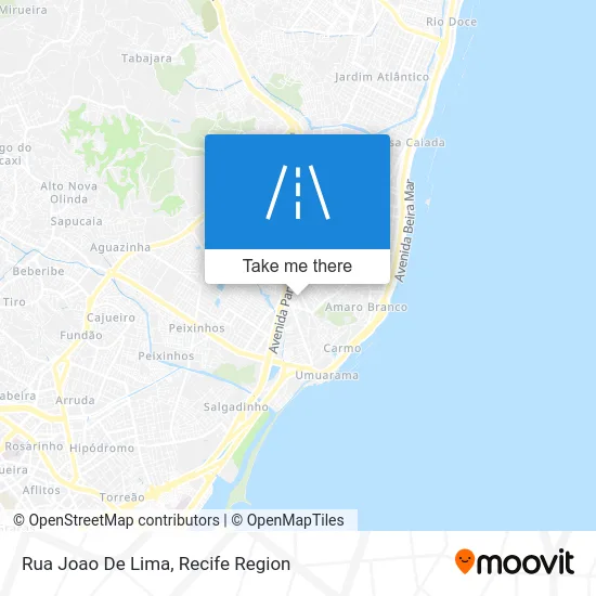 Rua Joao De Lima map