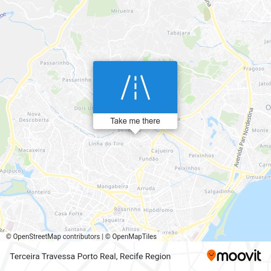 Terceira Travessa Porto Real map