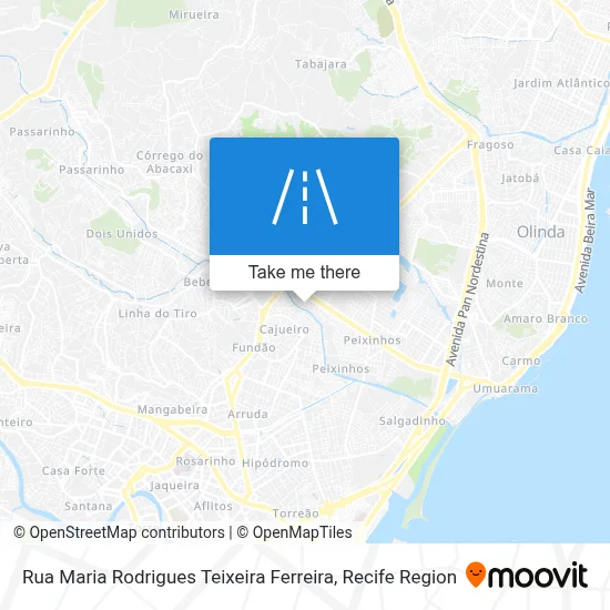 Rua Maria Rodrigues Teixeira Ferreira map