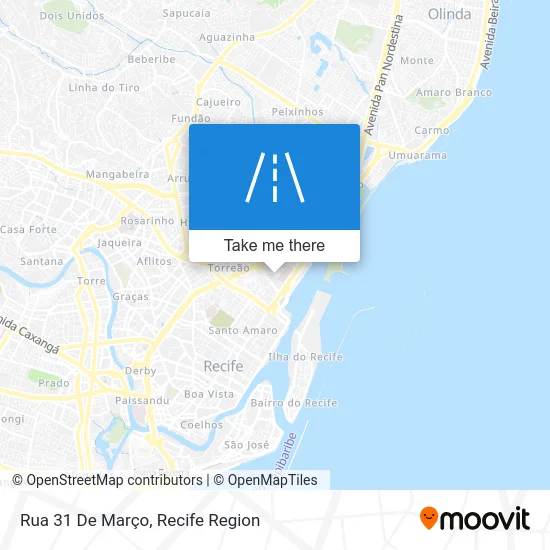 Rua 31 De Março map