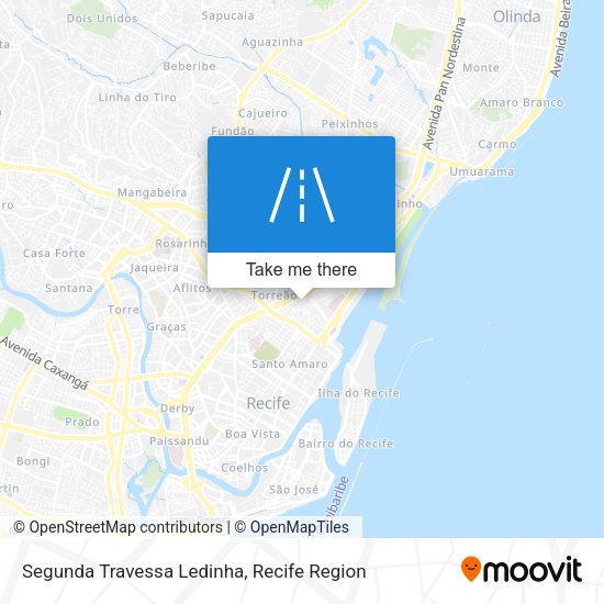 Segunda Travessa Ledinha map