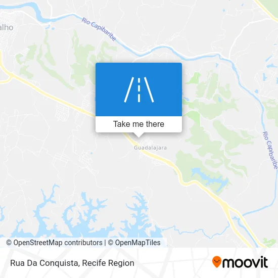 Rua Da Conquista map