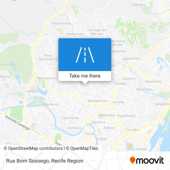 Rua Bom Sossego map
