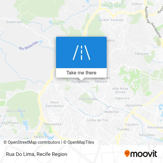 Rua Do Lima map