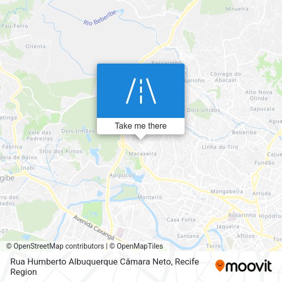 Rua Humberto Albuquerque Câmara Neto map