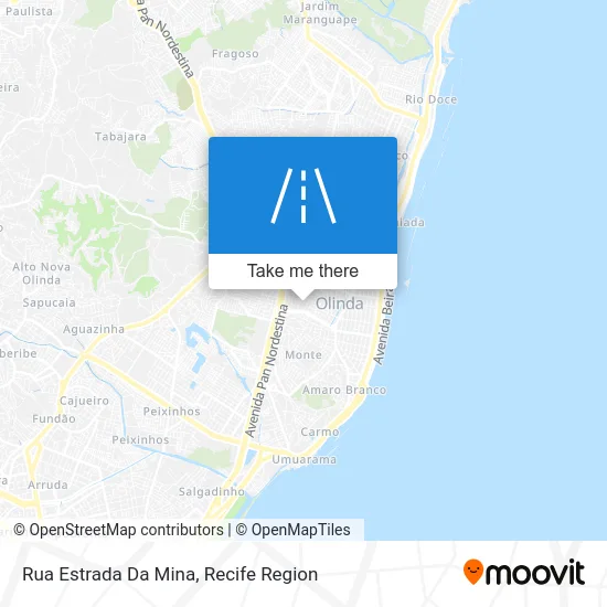 Rua Estrada Da Mina map