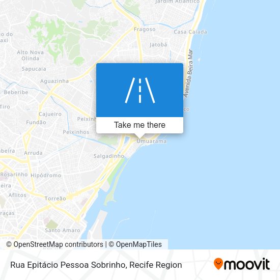 Rua Epitácio Pessoa Sobrinho map