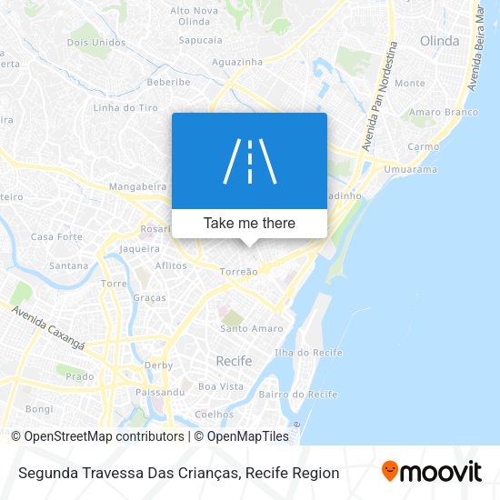 Segunda Travessa Das Crianças map