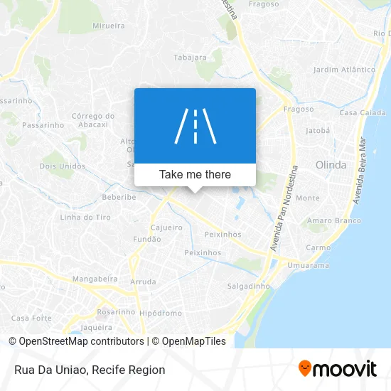 Rua Da Uniao map