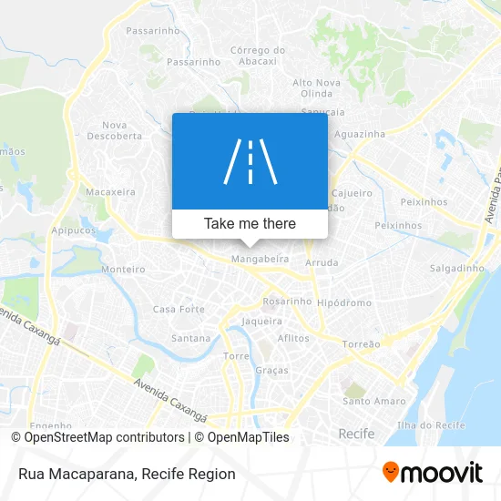 Rua Macaparana map