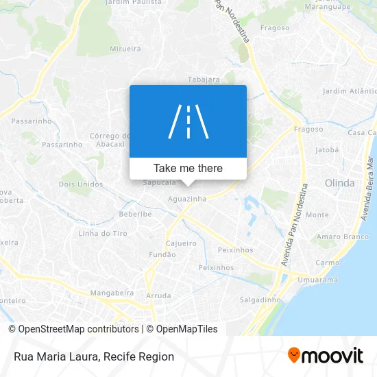 Rua Maria Laura map