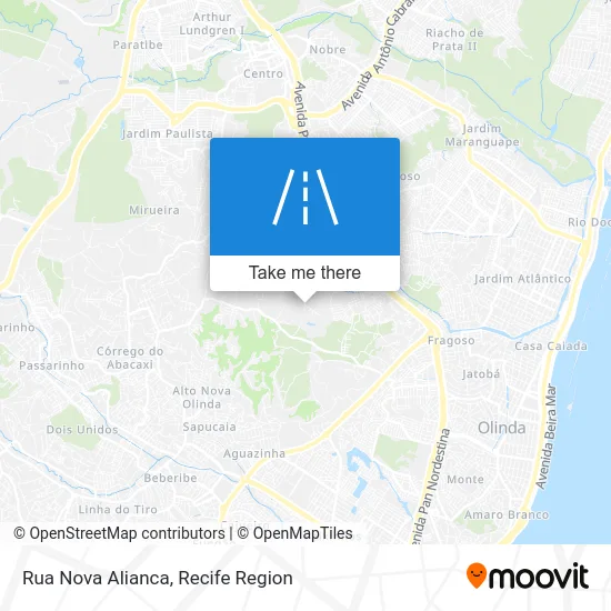 Rua Nova Alianca map