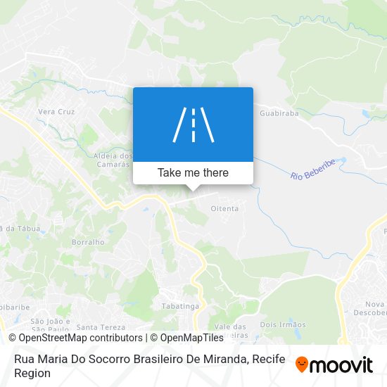Rua Maria Do Socorro Brasileiro De Miranda map