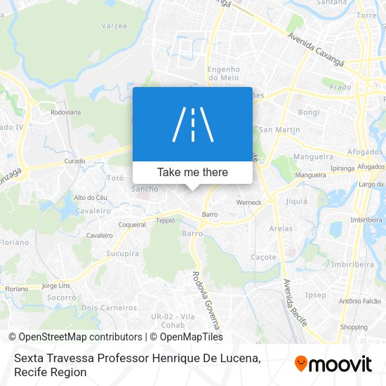 Sexta Travessa Professor Henrique De Lucena map