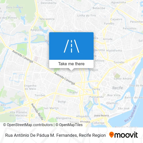 Rua Antônio De Pádua M. Fernandes map