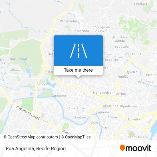 Rua Angelina map