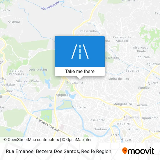 Rua Emanoel Bezerra Dos Santos map