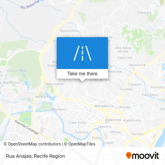 Rua Anajas map
