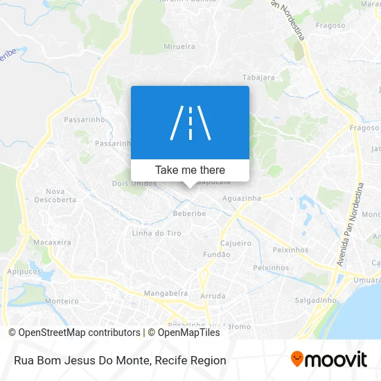Rua Bom Jesus Do Monte map