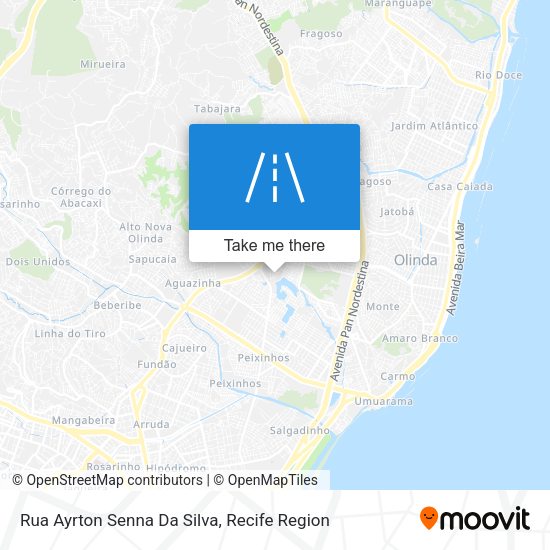 Rua Ayrton Senna Da Silva map