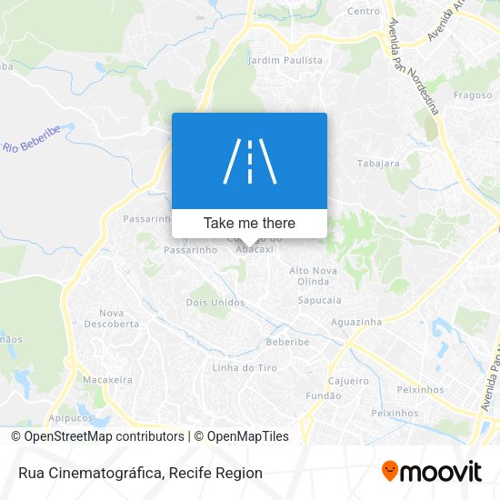 Rua Cinematográfica map