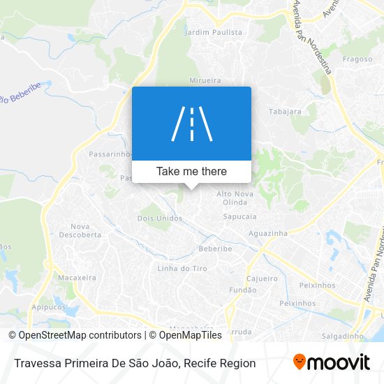 Travessa Primeira De São João map