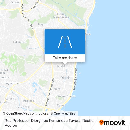 Rua Professor Diorgines Fernandes Távora map