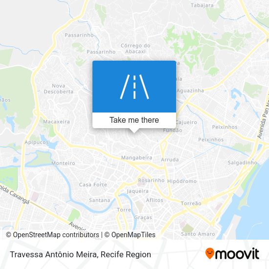 Travessa Antônio Meira map