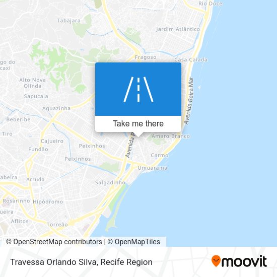 Travessa Orlando Silva map
