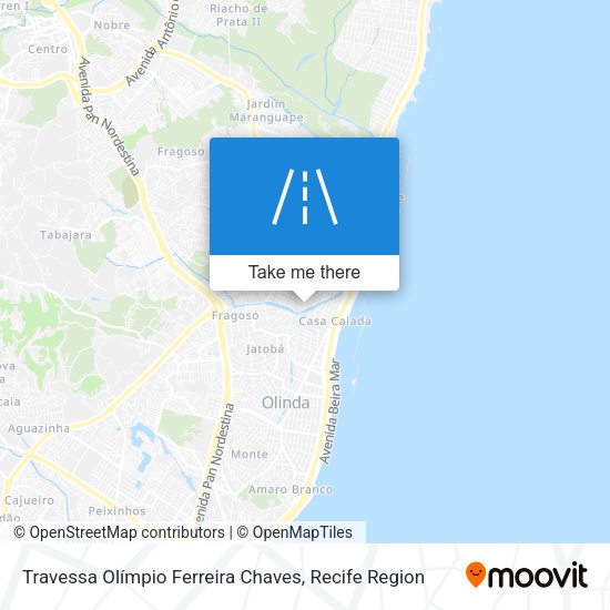 Travessa Olímpio Ferreira Chaves map