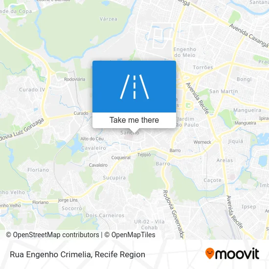 Rua Engenho Crimelia map