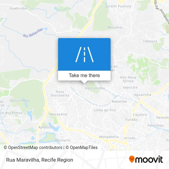 Rua Maravilha map