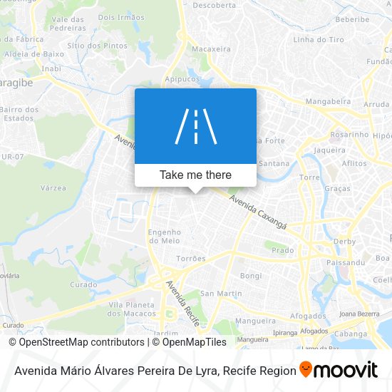 Avenida Mário Álvares Pereira De Lyra map