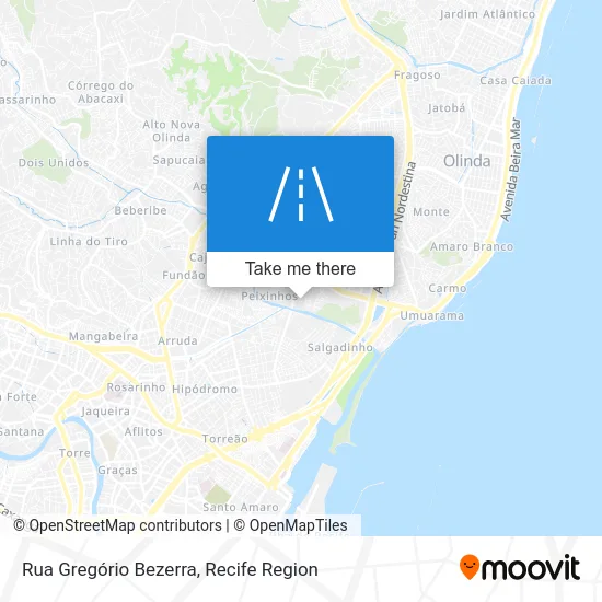 Rua Gregório Bezerra map