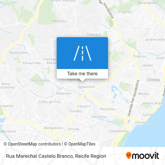 Rua Marechal Castelo Branco map