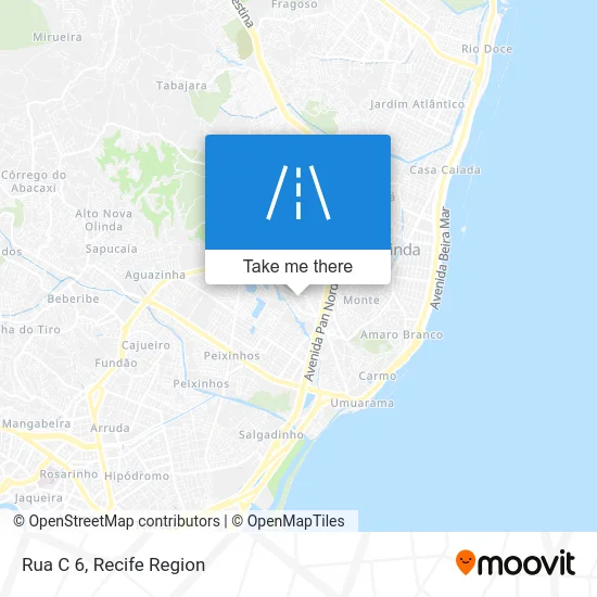 Rua C 6 map