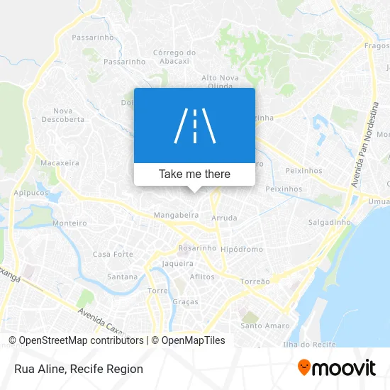 Rua Aline map
