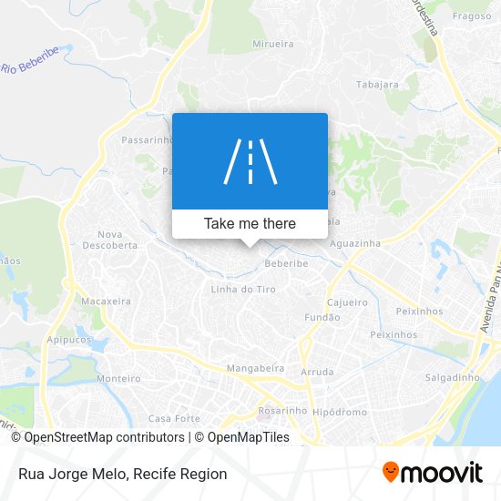 Rua Jorge Melo map