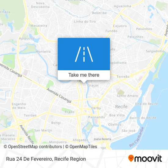 Rua 24 De Fevereiro map