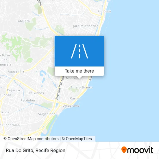 Rua Do Grito map