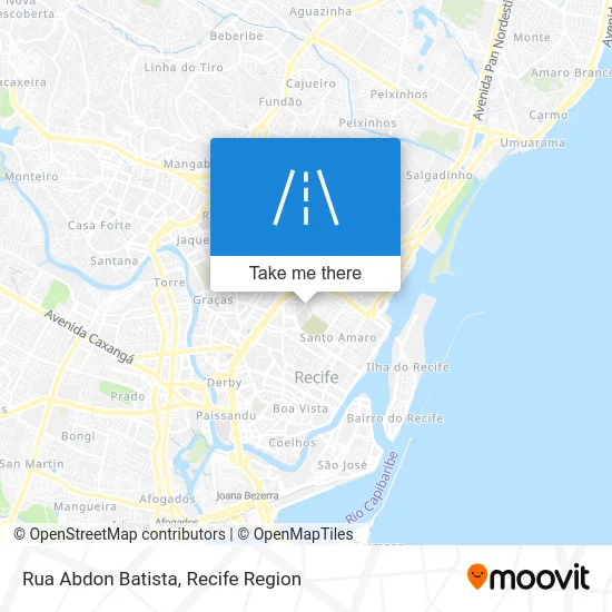 Rua Abdon Batista map