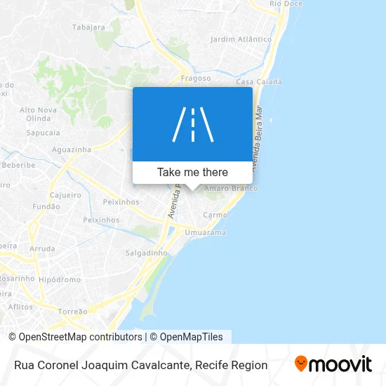 Rua Coronel Joaquim Cavalcante map