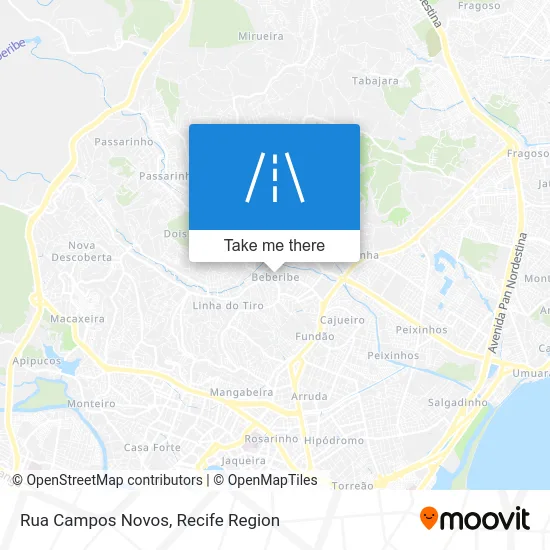 Rua Campos Novos map